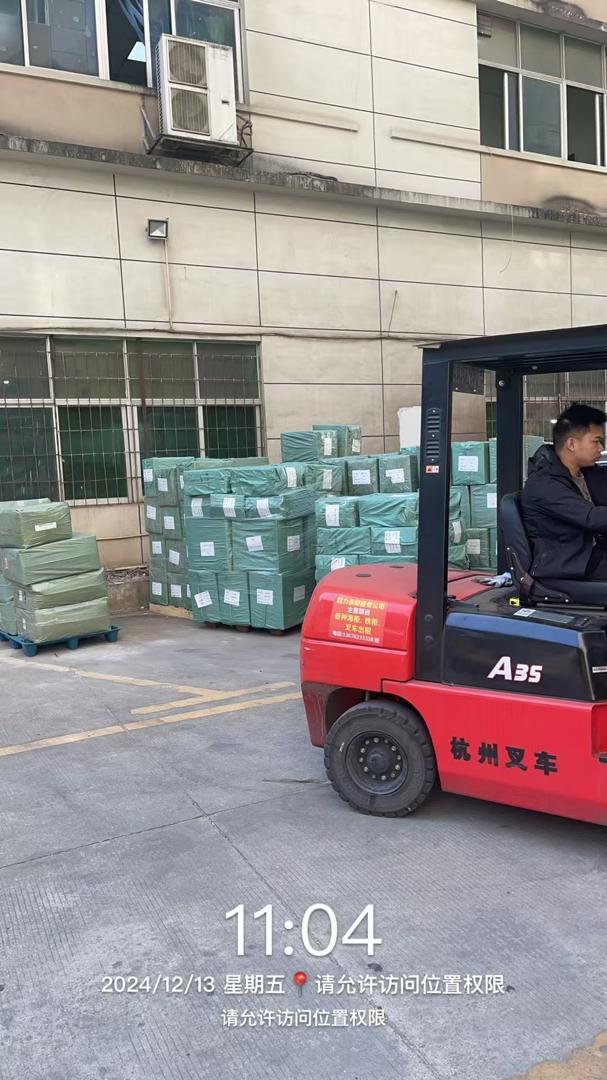 Staged pallets