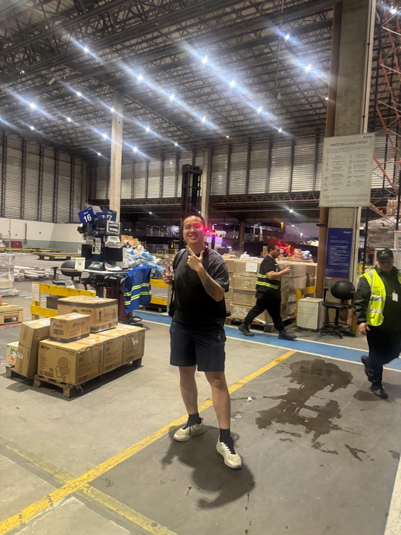 Brazil airport cargo handover